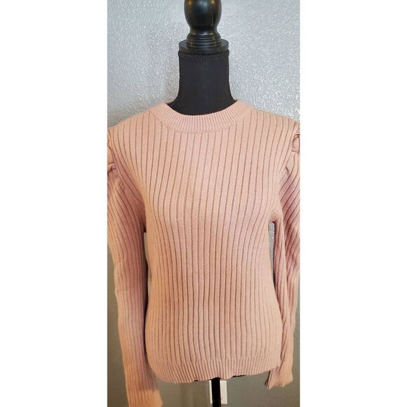 ASTR the Label Back Cut-Out Sweater Rose Pink | Trendy Open-Back Knit Top - Picture 7 of 13